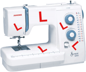 Janome-525S - Recommended for best beginner sewing machine