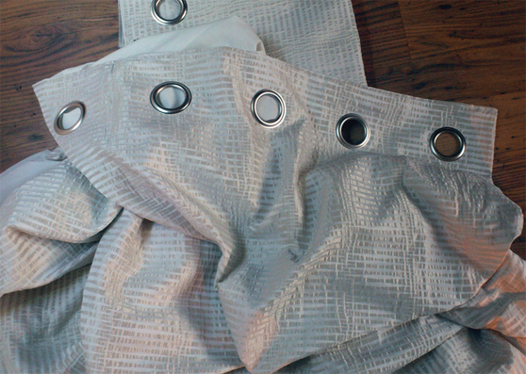 How to Shorten Eyelet Curtains Ring tops Step by Step